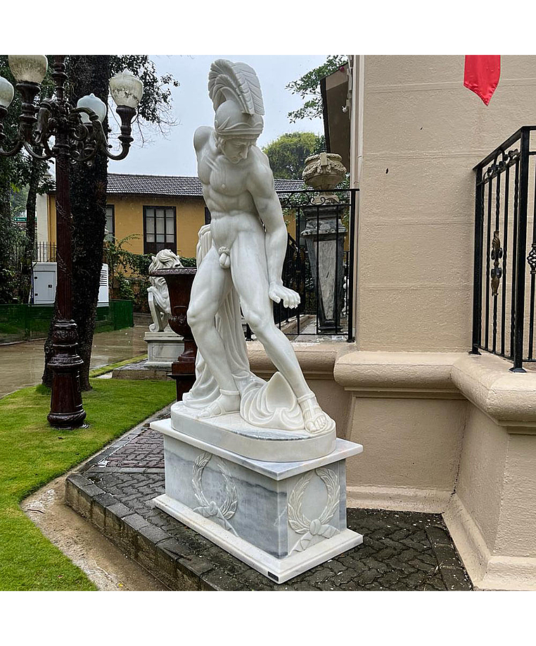 imagem do produto Escultura Achiles Ferido em Mármore 235cm - EMP550 Arte Clássica