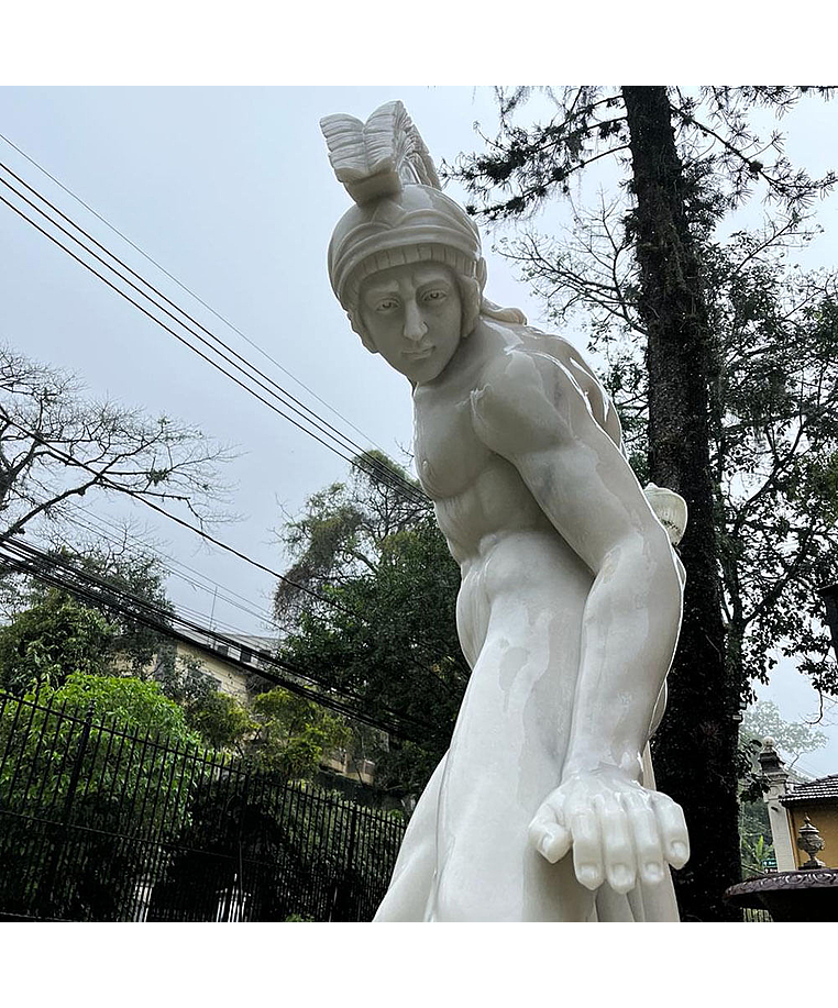 imagem do produto Escultura Achiles Ferido em Mármore 235cm - EMP550 Arte Clássica
