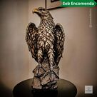 imagem do produto Escultura Águia Real em Bronze 60cm EBZ751 Força e Elegância Natural