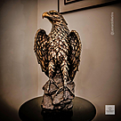 imagem do produto Escultura Águia Real em Bronze 60cm EBZ751 Força e Elegância Natural