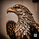 imagem do produto Escultura Águia Real em Bronze 60cm EBZ751 Força e Elegância Natural
