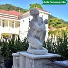imagem do produto Escultura Afrodite Agachada 87cm - Emp447