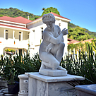 imagem do produto Escultura Afrodite Agachada 87cm - Emp447