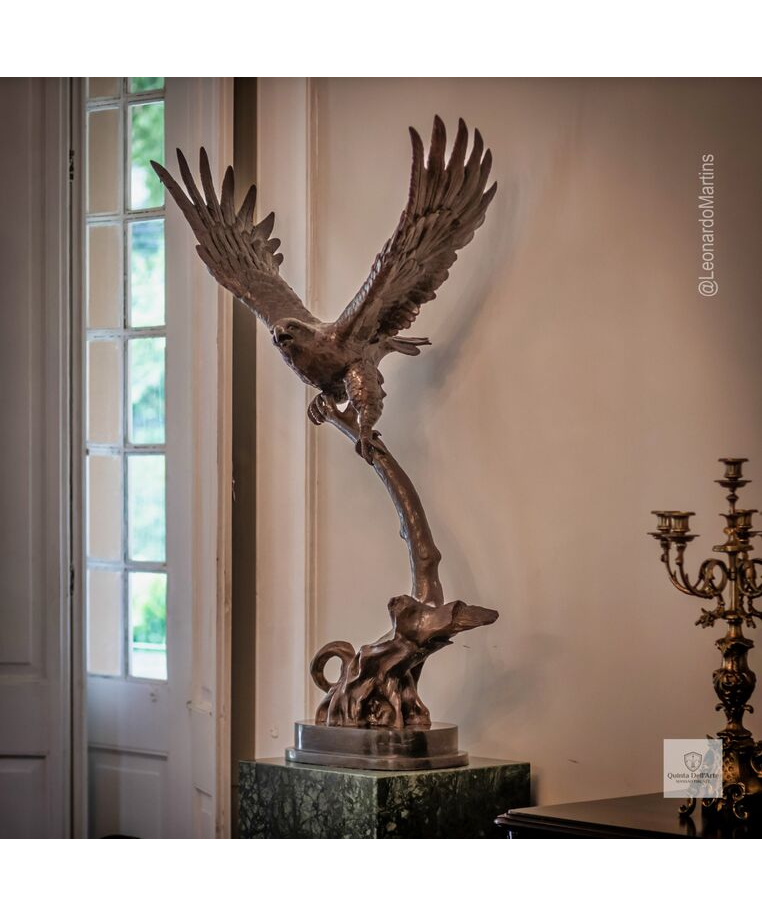 imagem do produto Escultura �guia de Bronze 120cm - EBZ397