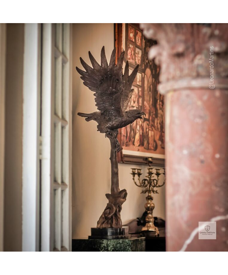 imagem do produto Escultura �guia de Bronze 120cm - EBZ397