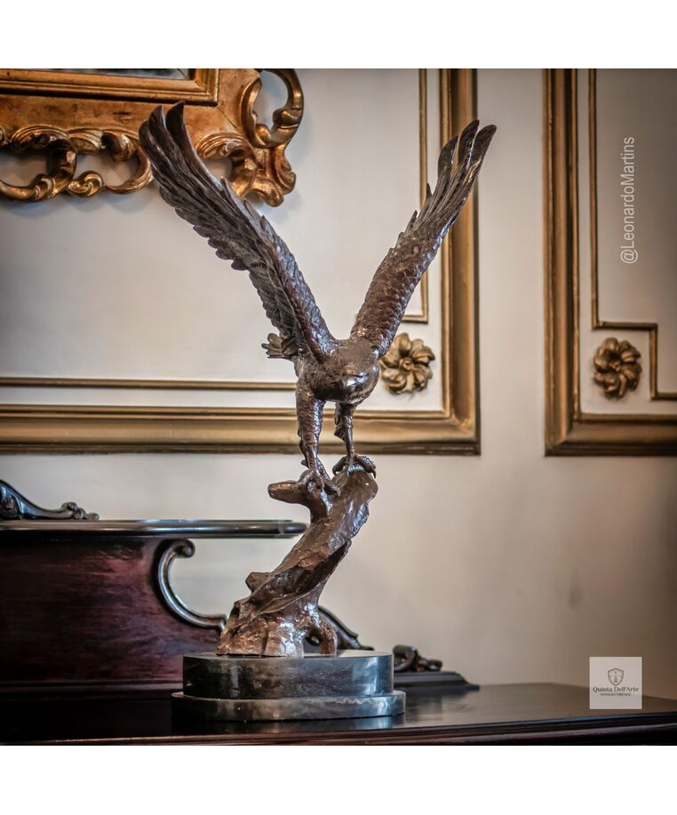 imagem do produto Escultura �guia em Bronze 70cm - EBZ756