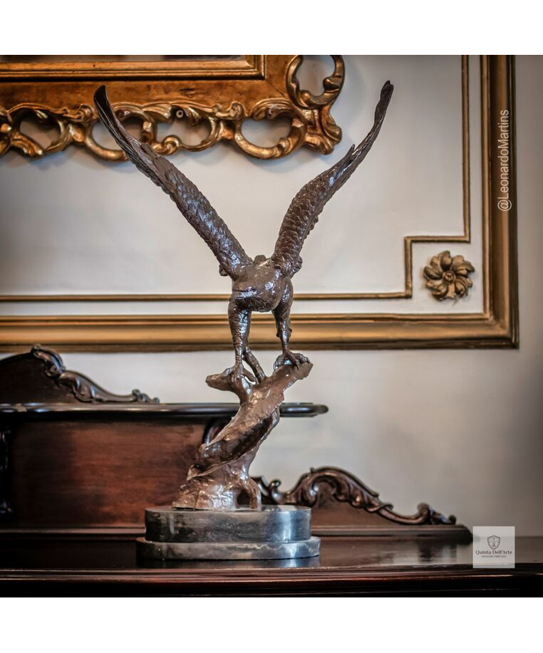 imagem do produto Escultura �guia em Bronze 70cm - EBZ756