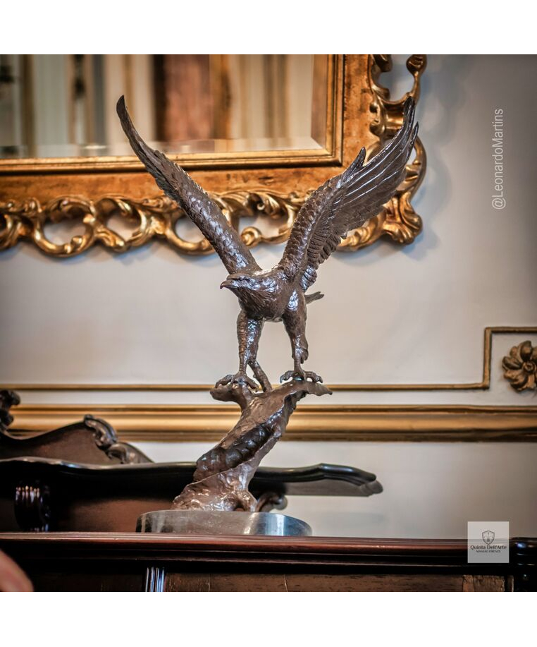 imagem do produto Escultura �guia em Bronze 70cm - EBZ756