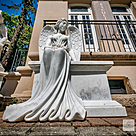imagem do produto Escultura Anjo Sereno M�rmore Branco 110cm - EMP747
