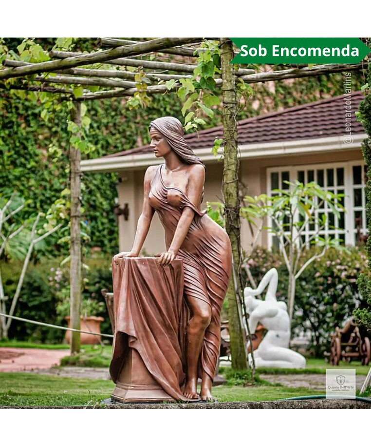 imagem do produto Escultura Bella Dona Bronze 160cm  - EBZ697