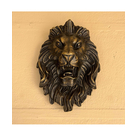imagem do produto Escultura Cara de Leão em Bronze 34cm EBZ605 Detalhes Marcantes