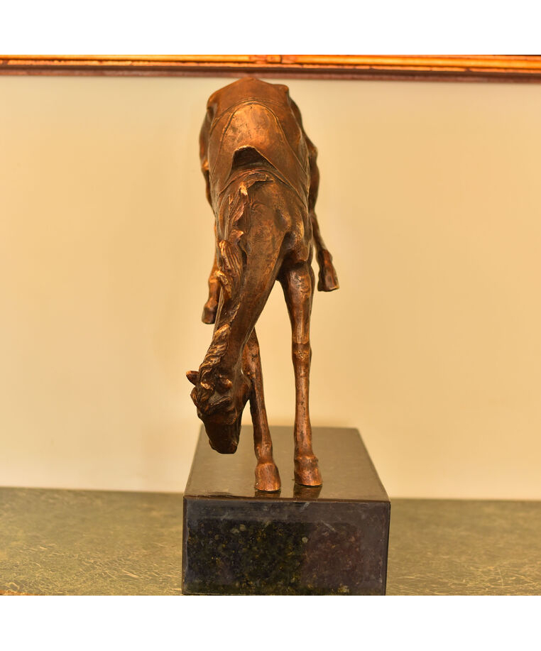 imagem do produto Escultura Cavalo de Bronze 52cm - EBZ543