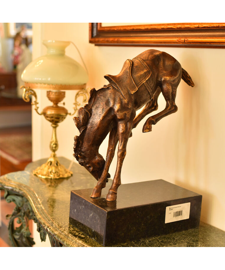 imagem do produto Escultura Cavalo de Bronze 52cm - EBZ543