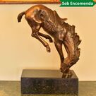 imagem do produto Escultura Cavalo de Bronze 52cm - EBZ543