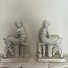 imagem do produto Escultura Centauro em Mármore Branco 50cm EMP614 Arte e Mitologia