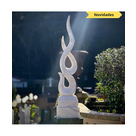 imagem do produto Escultura Chama Esculpida Branco 150cm - EMP740