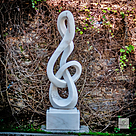 imagem do produto Escultura Contorno da Realeza Mármore Branco 120cm - EMP734 Inspiração Nobre e Elegante
