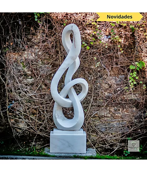 imagem de Escultura Contorno da Realeza M�rmore Branco 120cm - EMP734