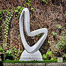 imagem do produto Escultura Curva Eterna M�rmore Branco 100cm - EMP744