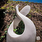 imagem do produto Escultura Curva Majestosa Mármore Branco 120cm - EMP729 Design Sofisticado