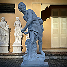 imagem do produto Escultura Davi de Bernini Mármore Branco 230cm - EMP691 Obra-Prima da Arte Barroca