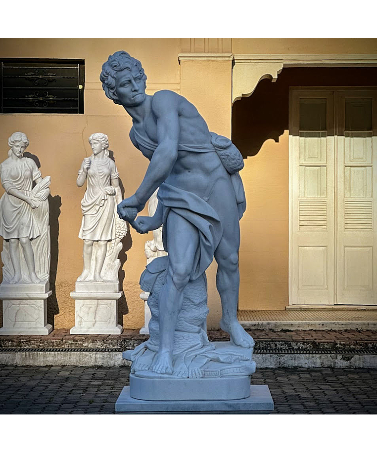 imagem do produto Escultura Davi de Bernini M�rmore Branco 230cm - EMP691