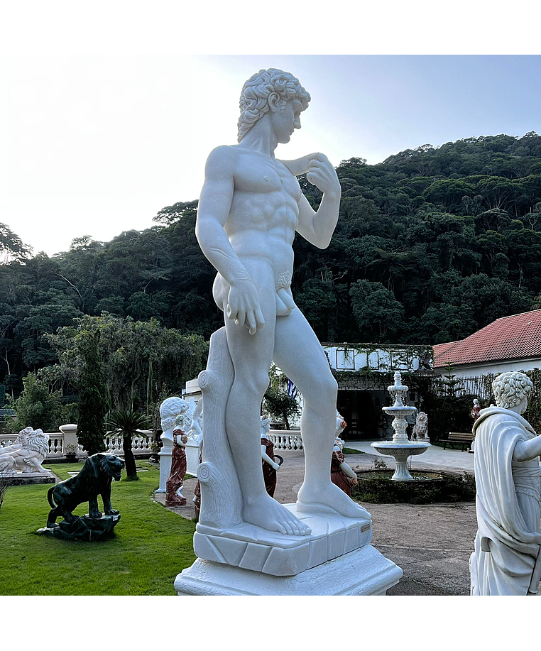imagem do produto Escultura David em Mármore 180cm - EMP405 Obra Clássica