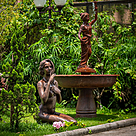 imagem do produto Escultura de Bronze a Voz do Silêncio 106cm - EBZ573 Elegância Artística
