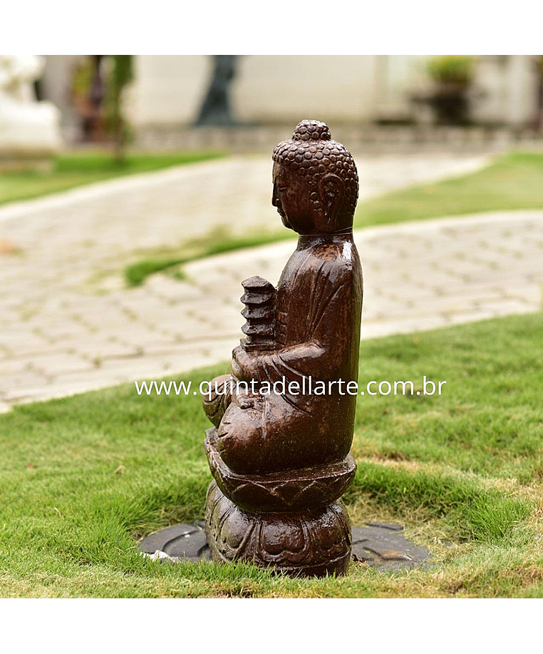 imagem do produto Escultura de Buda Templo 60cm - EF237