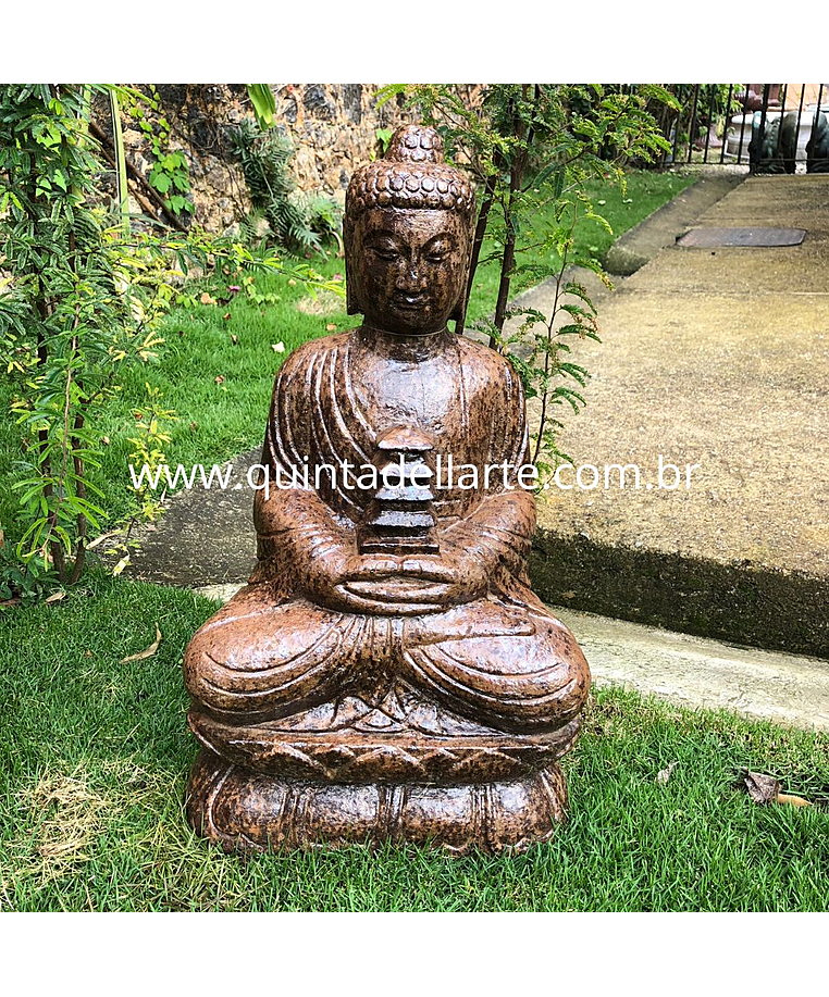 imagem do produto Escultura de Buda Templo 60cm - EF237