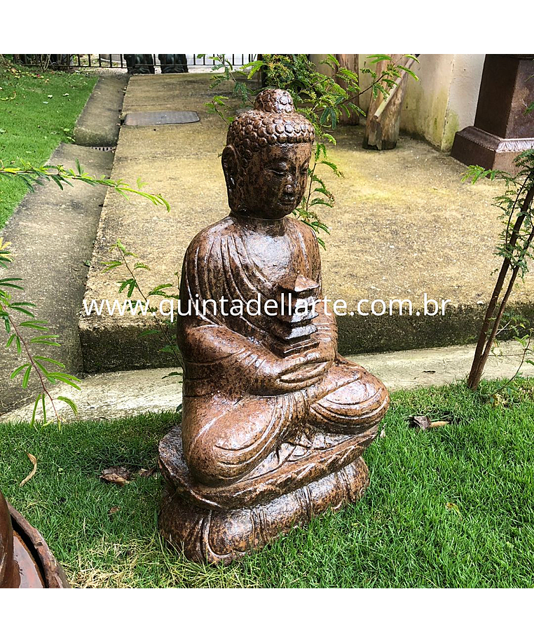 imagem do produto Escultura de Buda Templo 60cm - EF237