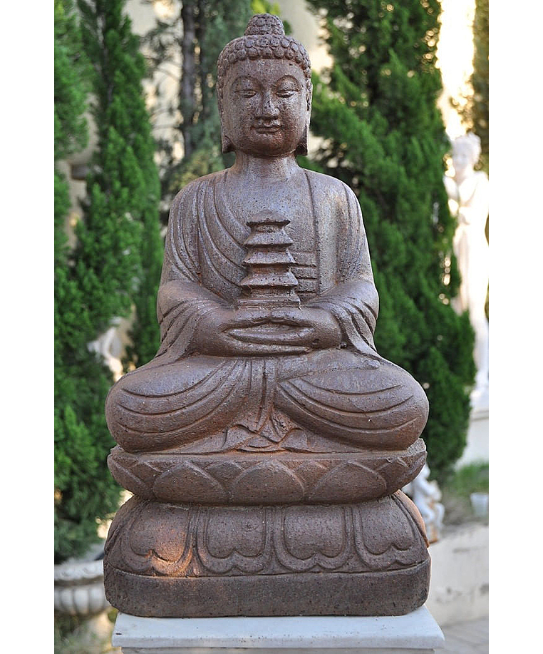imagem do produto Escultura de Buda Templo 60cm - EF237