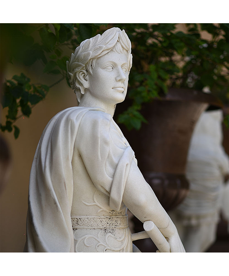 imagem do produto Escultura de J�lio Cesar M�rmore 180 + 50cm Base - EMP524