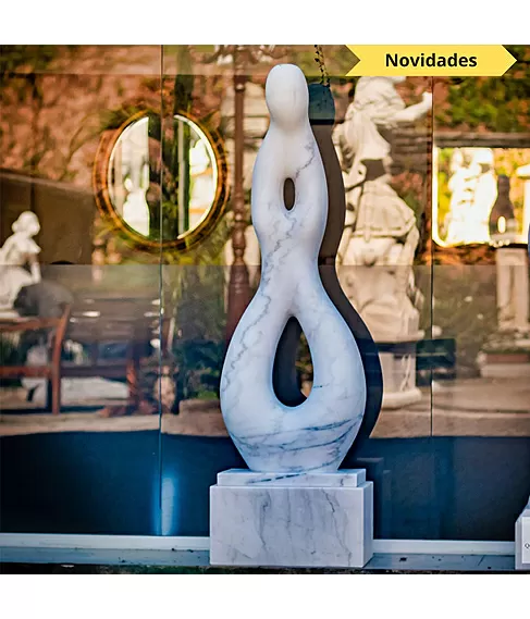 imagem de Escultura de Mármore Arco Nobre 170cm EMP721 Arte Escultórica de Luxo Quinta DellArte