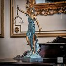 imagem do produto Escultura Deusa da Justiça em Bronze 72cm - EBZ759