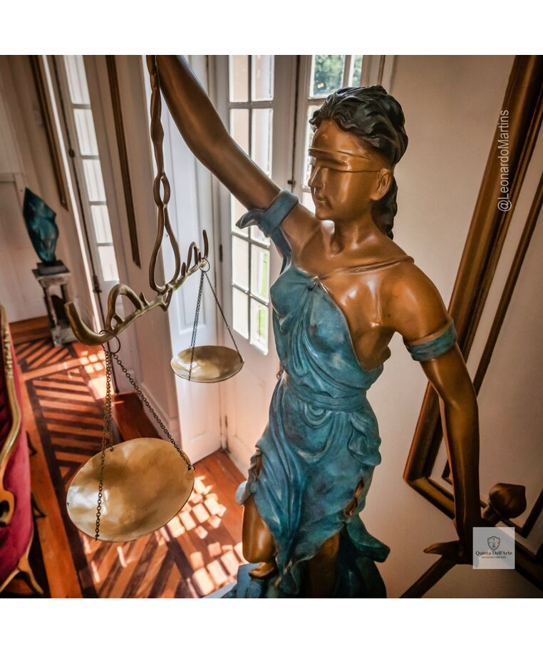 imagem do produto Escultura Deusa da Justi�a em Bronze 128cm - EBZ754