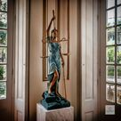 imagem do produto Escultura Deusa da Justi�a em Bronze 128cm - EBZ754
