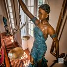 imagem do produto Escultura Deusa da Justi�a em Bronze 128cm - EBZ754