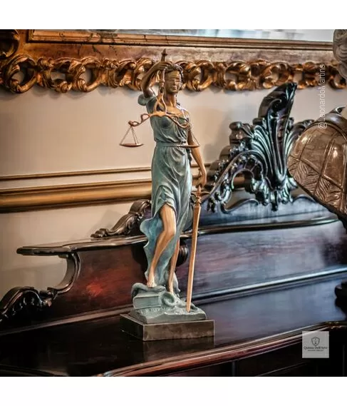 imagem de Escultura Deusa da Justi�a em Bronze 72cm - EBZ759