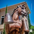 imagem do produto Escultura em Bronze Cavalo Bardigiano 300cm - VRBZ350
