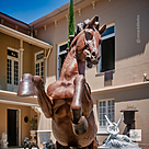 imagem do produto Escultura em Bronze Cavalo Bardigiano 300cm - VRBZ350