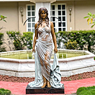 imagem do produto Escultura em Bronze Dona Con Velo 160cm - EBZ614