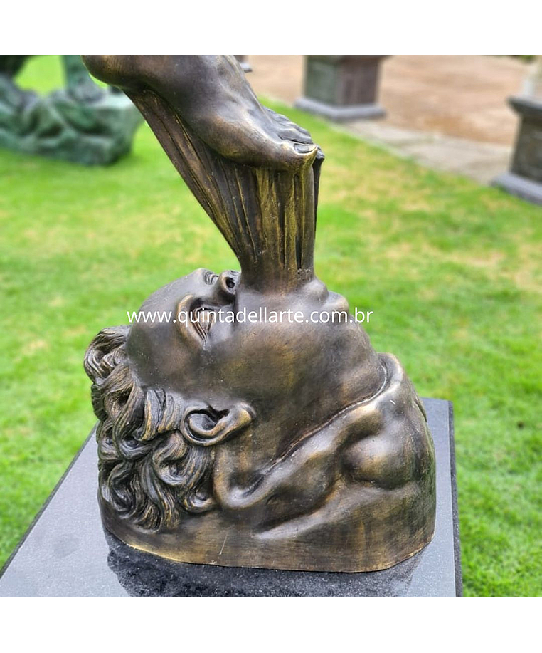 imagem do produto Escultura em Bronze Mercúrio 264cm - EBZ549 Obra Exclusiva