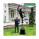 imagem do produto Escultura em Bronze Mercúrio 264cm - EBZ549 Obra Exclusiva