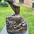imagem do produto Escultura em Bronze Mercúrio 264cm - EBZ549 Obra Exclusiva
