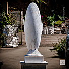 imagem do produto Escultura Essencia Refletida Mármore Branco 160cm - EMP722 Sofisticação e Arte