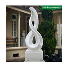 imagem do produto Escultura Eterno Refinado Mármore Branco 150cm - EMP727 Estilo Clássico e Refinado
