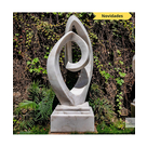 imagem do produto Escultura Fio Cont�nuo M�rmore Branco 120cm - EMP739