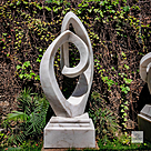 imagem do produto Escultura Fio Cont�nuo M�rmore Branco 120cm - EMP739