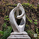imagem do produto Escultura Fio Cont�nuo M�rmore Branco 120cm - EMP739